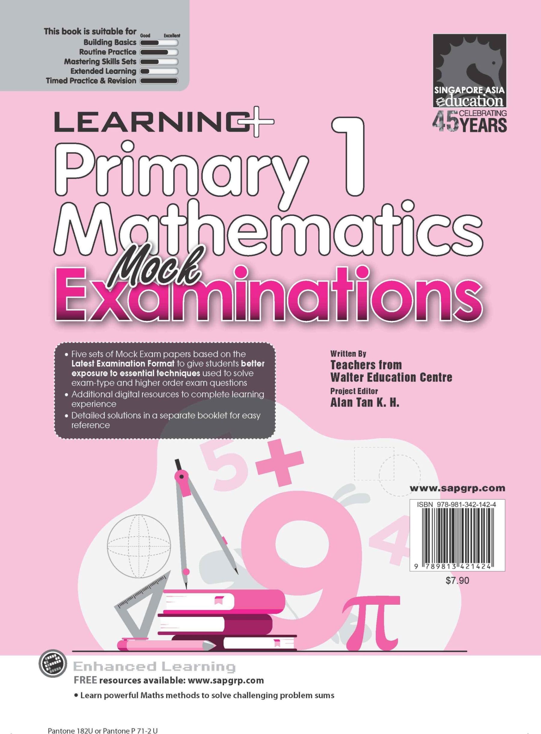 Learning+ Primary 1 Mathematics Mock Examinations