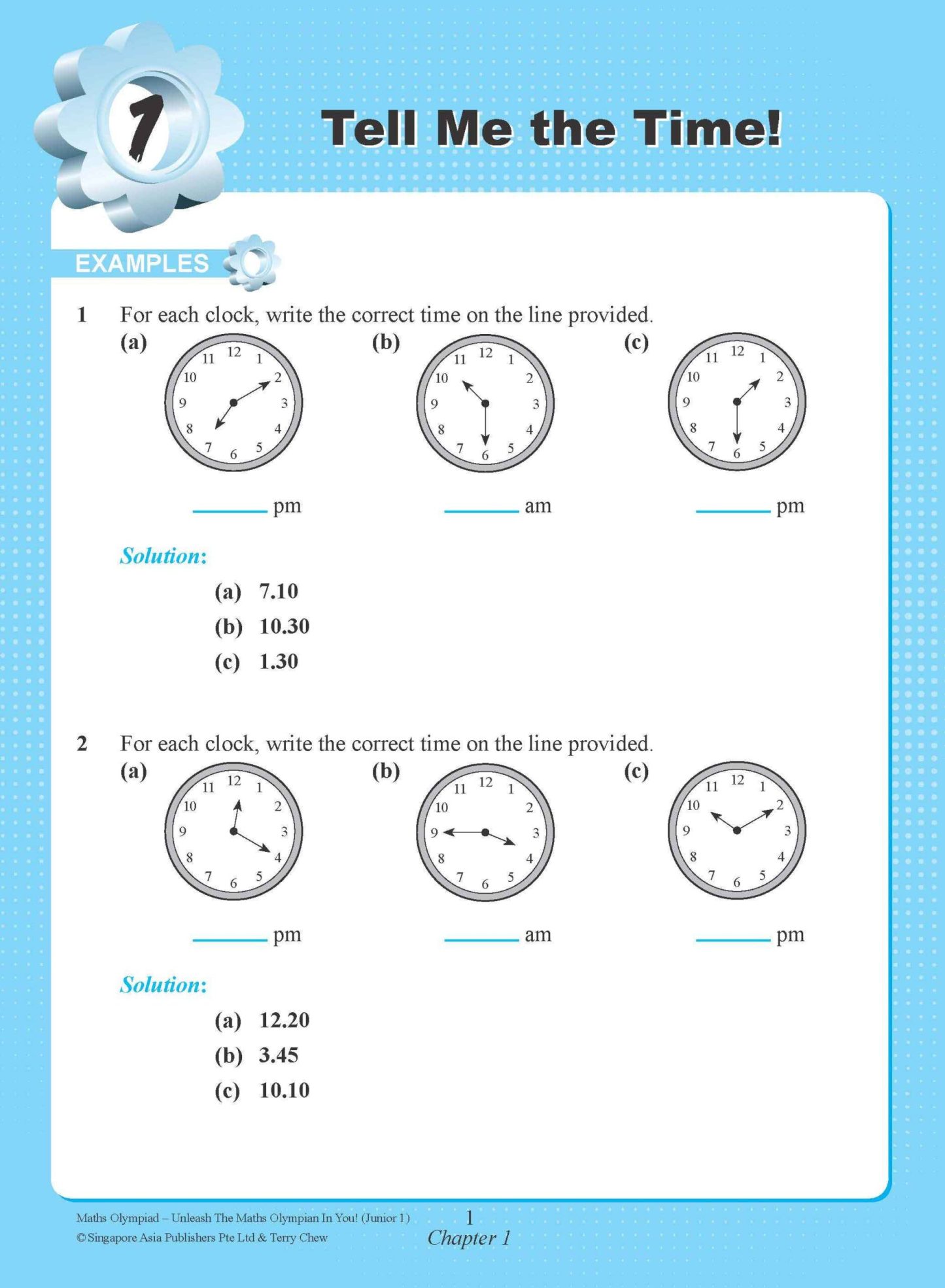 Maths Olympiad Junior 1