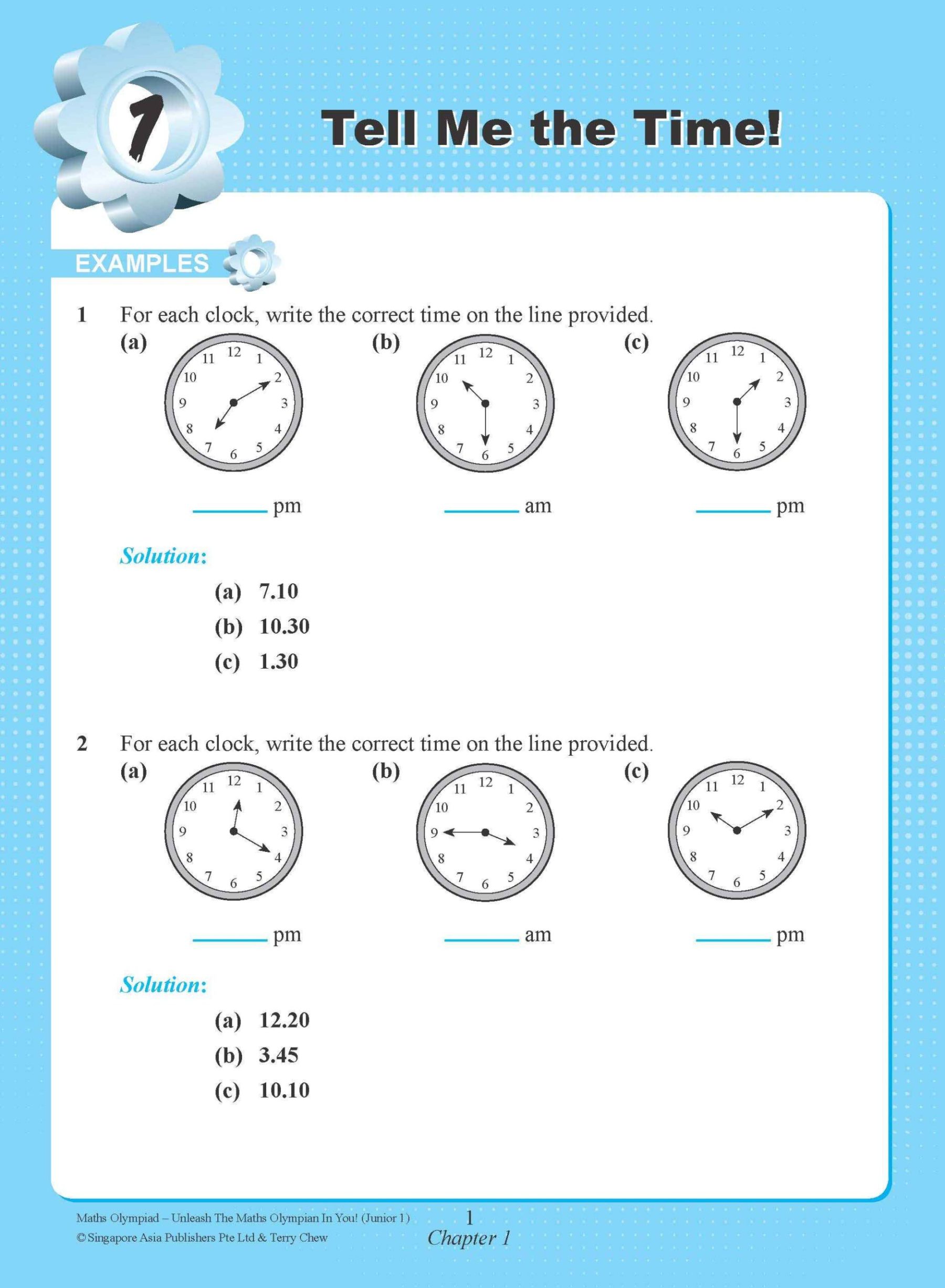 Maths Olympiad Junior 1