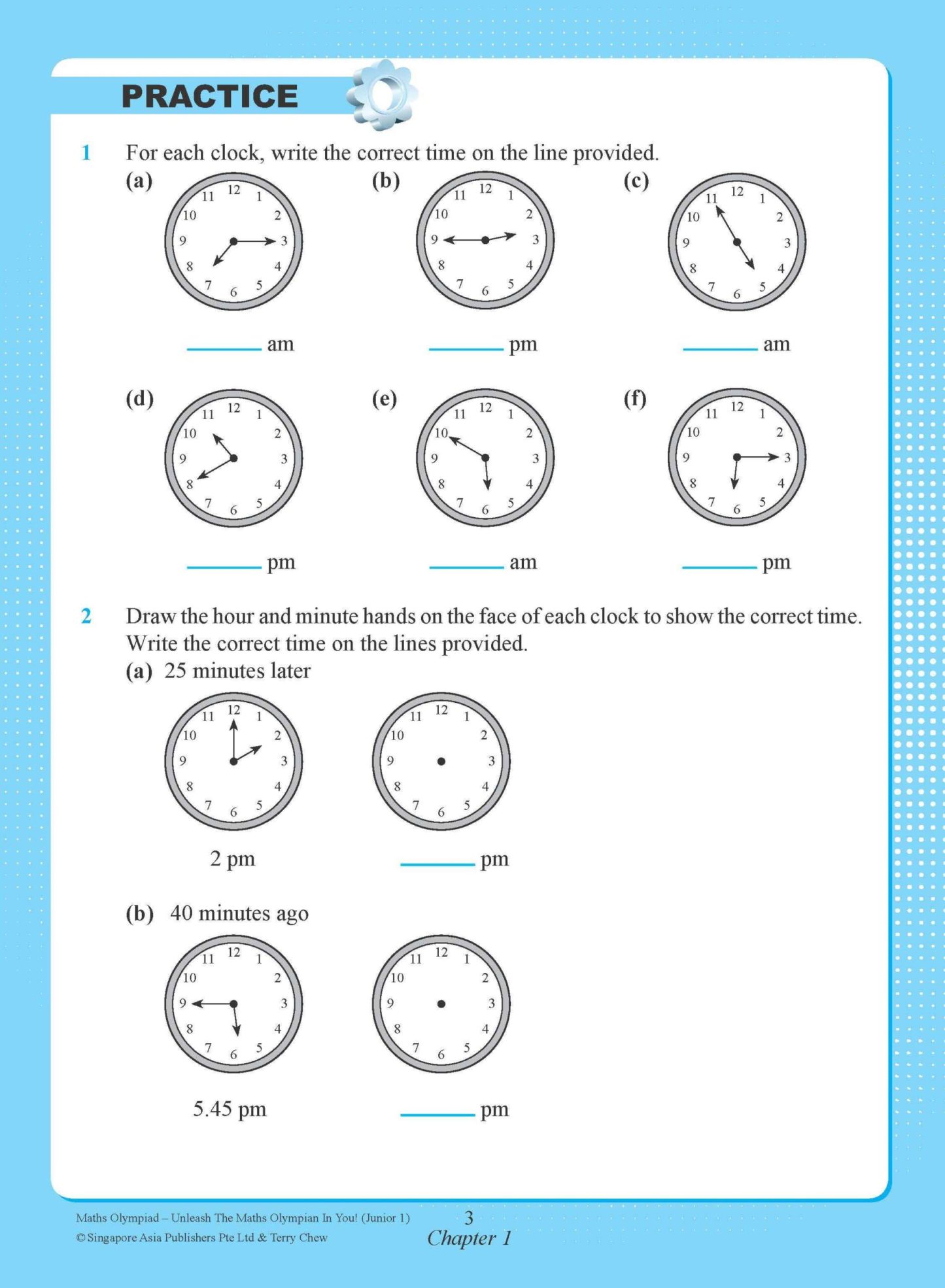 Maths Olympiad Junior 1