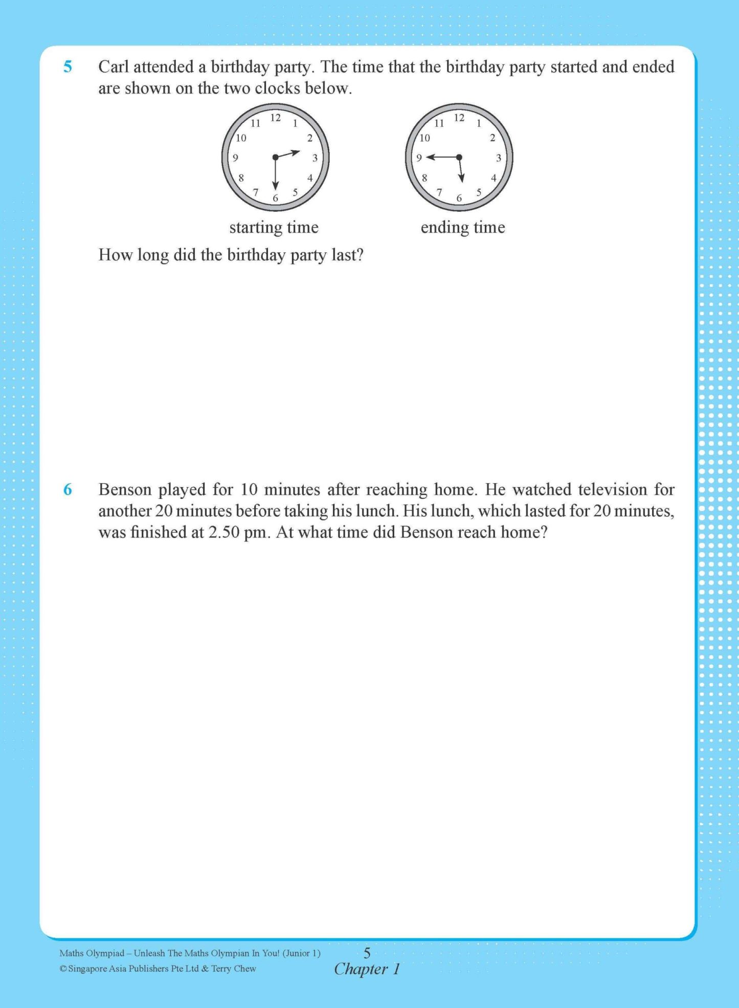 Maths Olympiad Junior 1