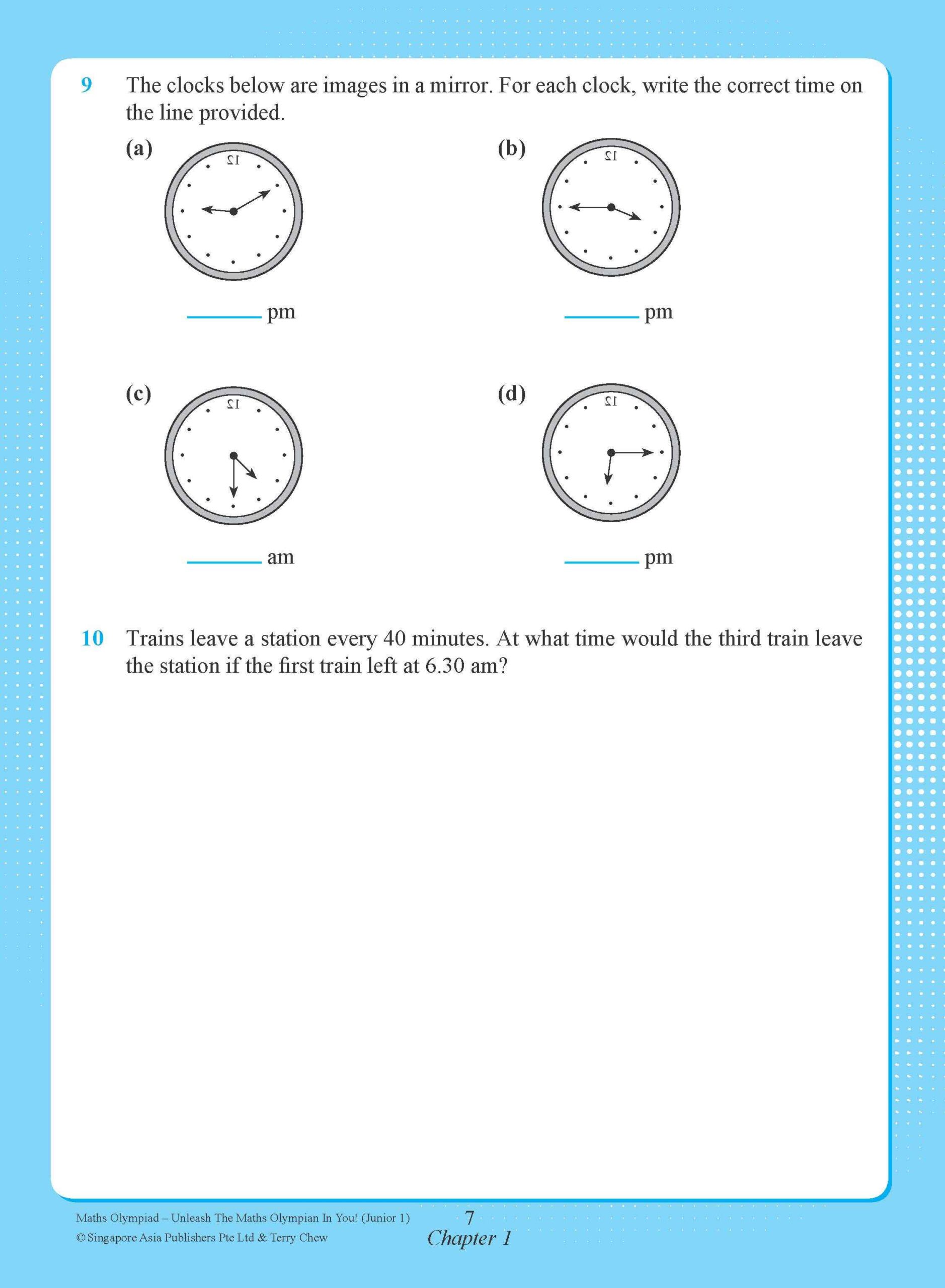 Maths Olympiad Junior 1