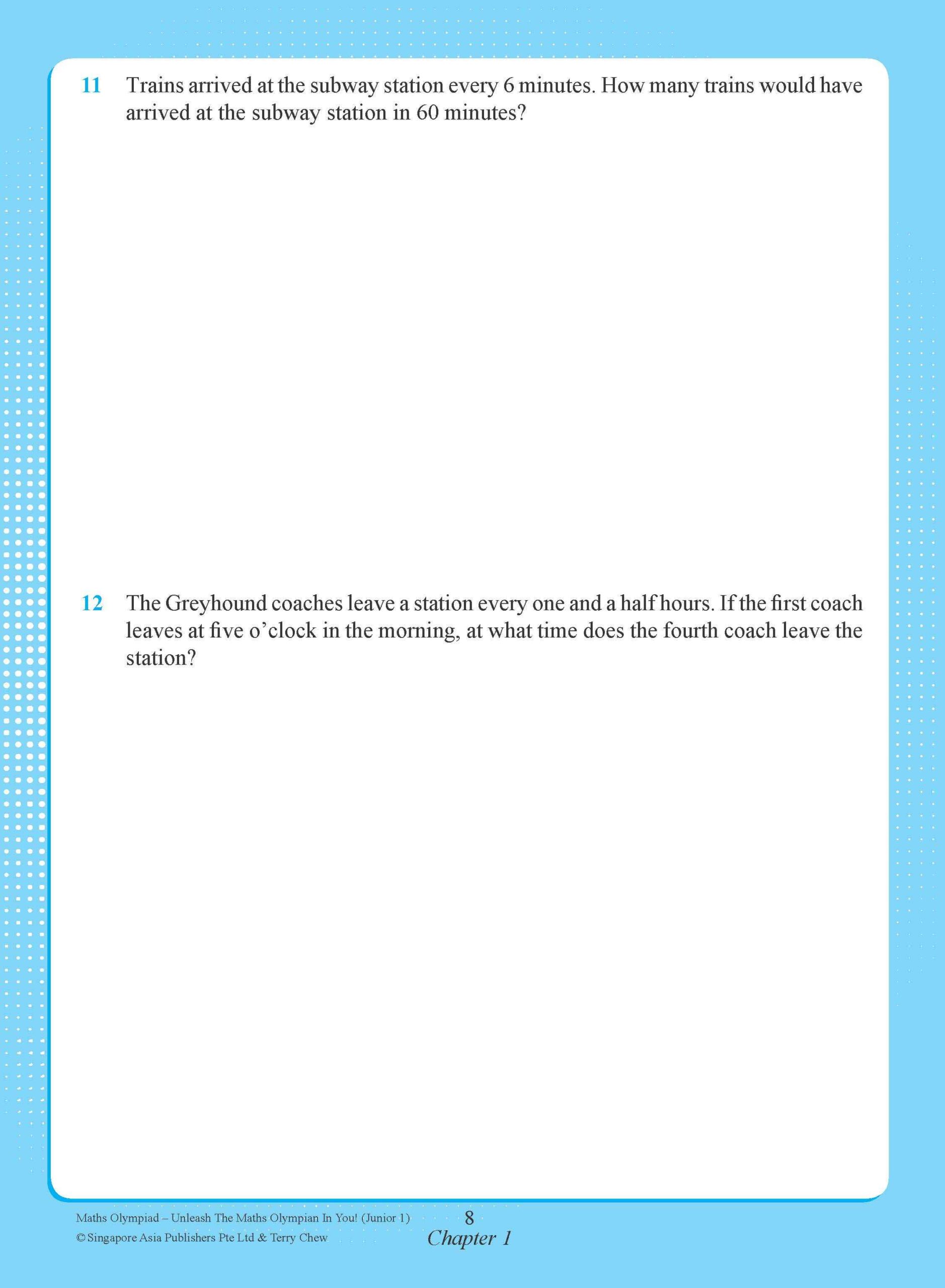 Maths Olympiad Junior 1