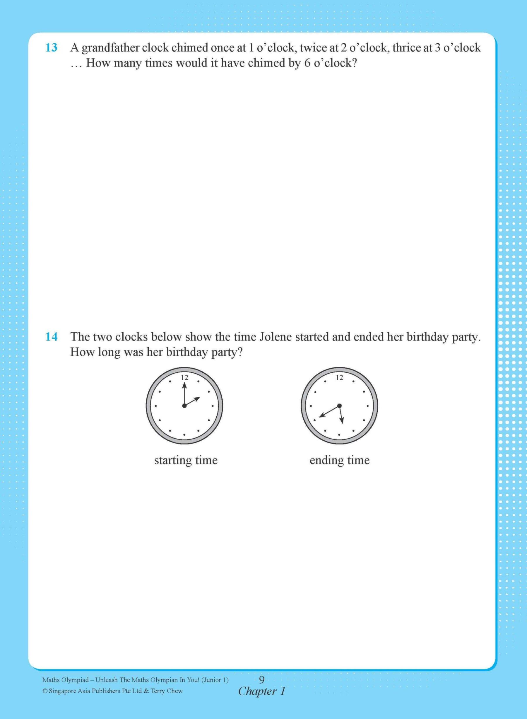 Maths Olympiad Junior 1
