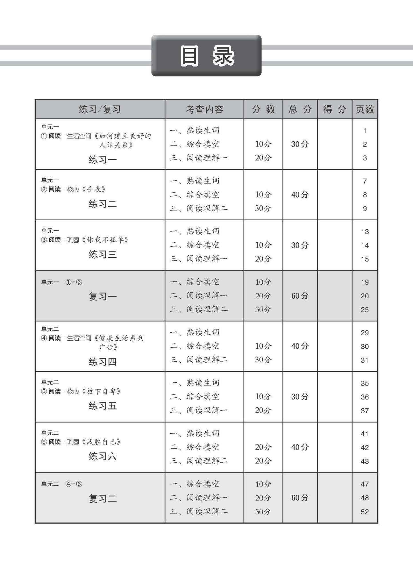 中学三年级 普通学术华文 每课必练 / Topical Lesson Practice For Secondary 3 [Normal Academic Chinese]
