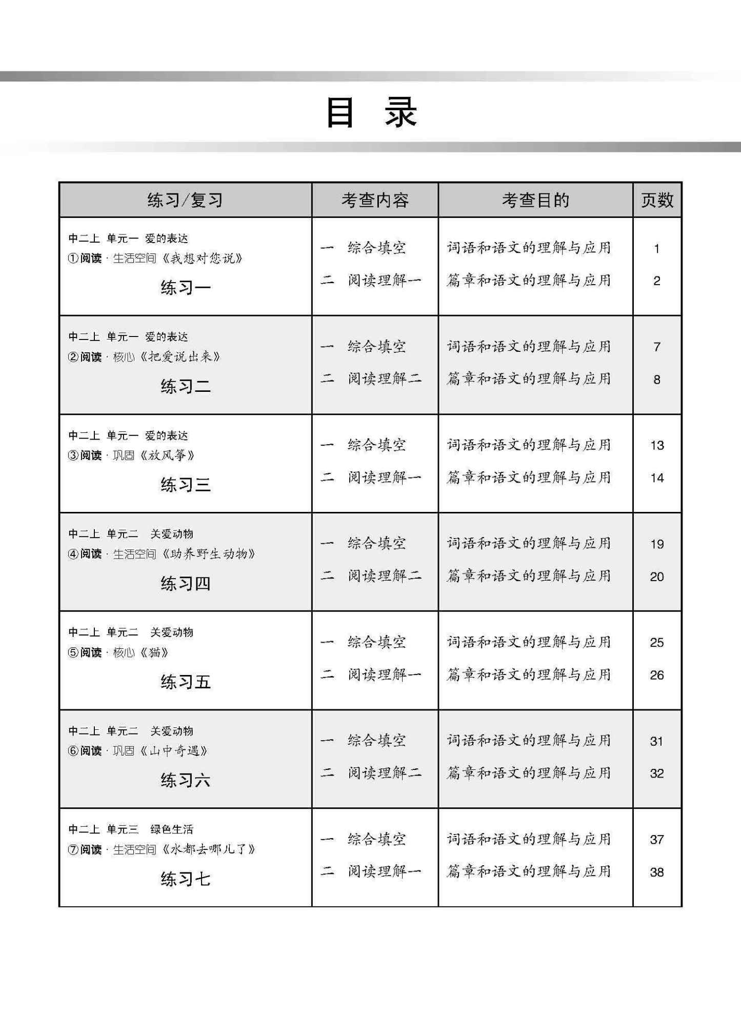 新编中二上学期适用快捷华文课文练习 / Topical Lesson Exercises For Secondary 2(A) [Express Chinese]