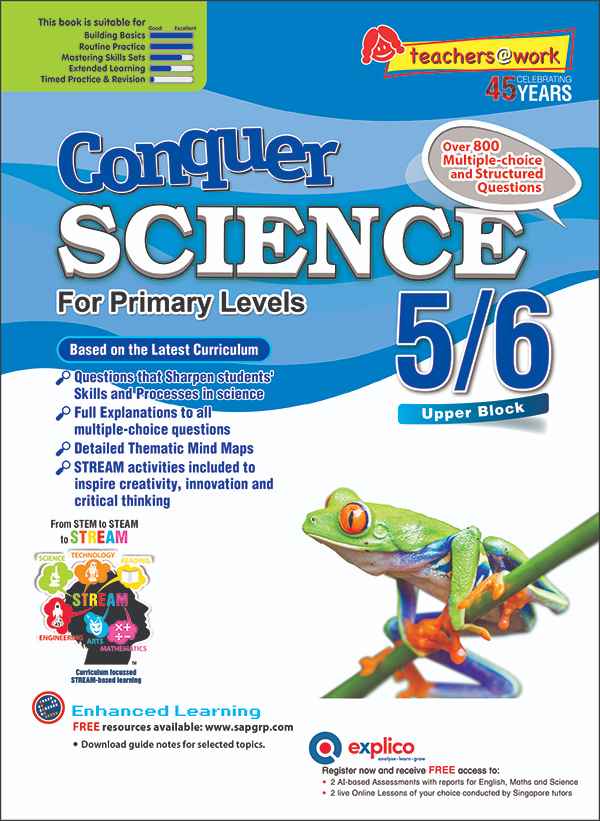 Conquer SCIENCE For Primary Levels 5/6