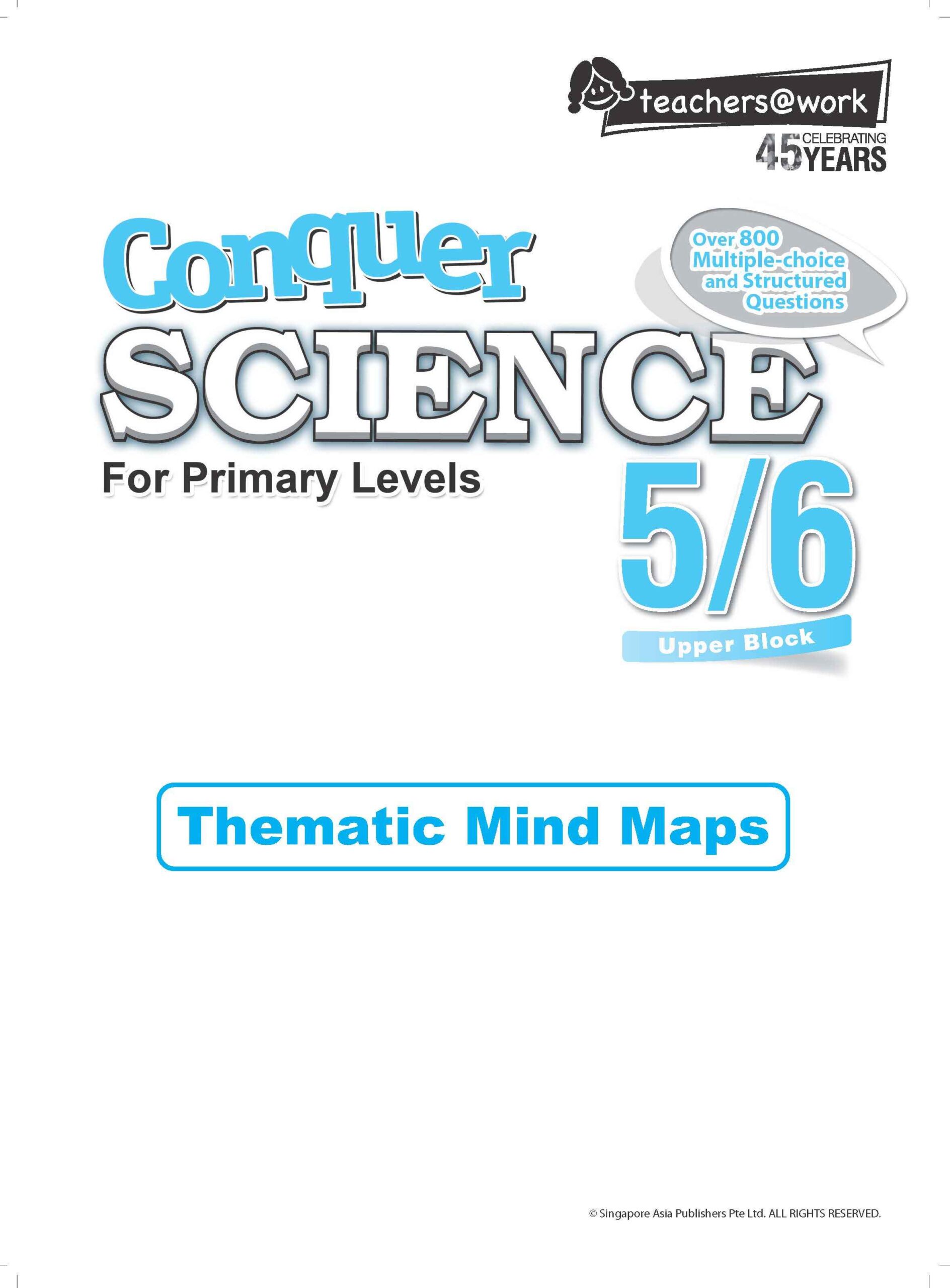 Conquer SCIENCE For Primary Levels 5/6