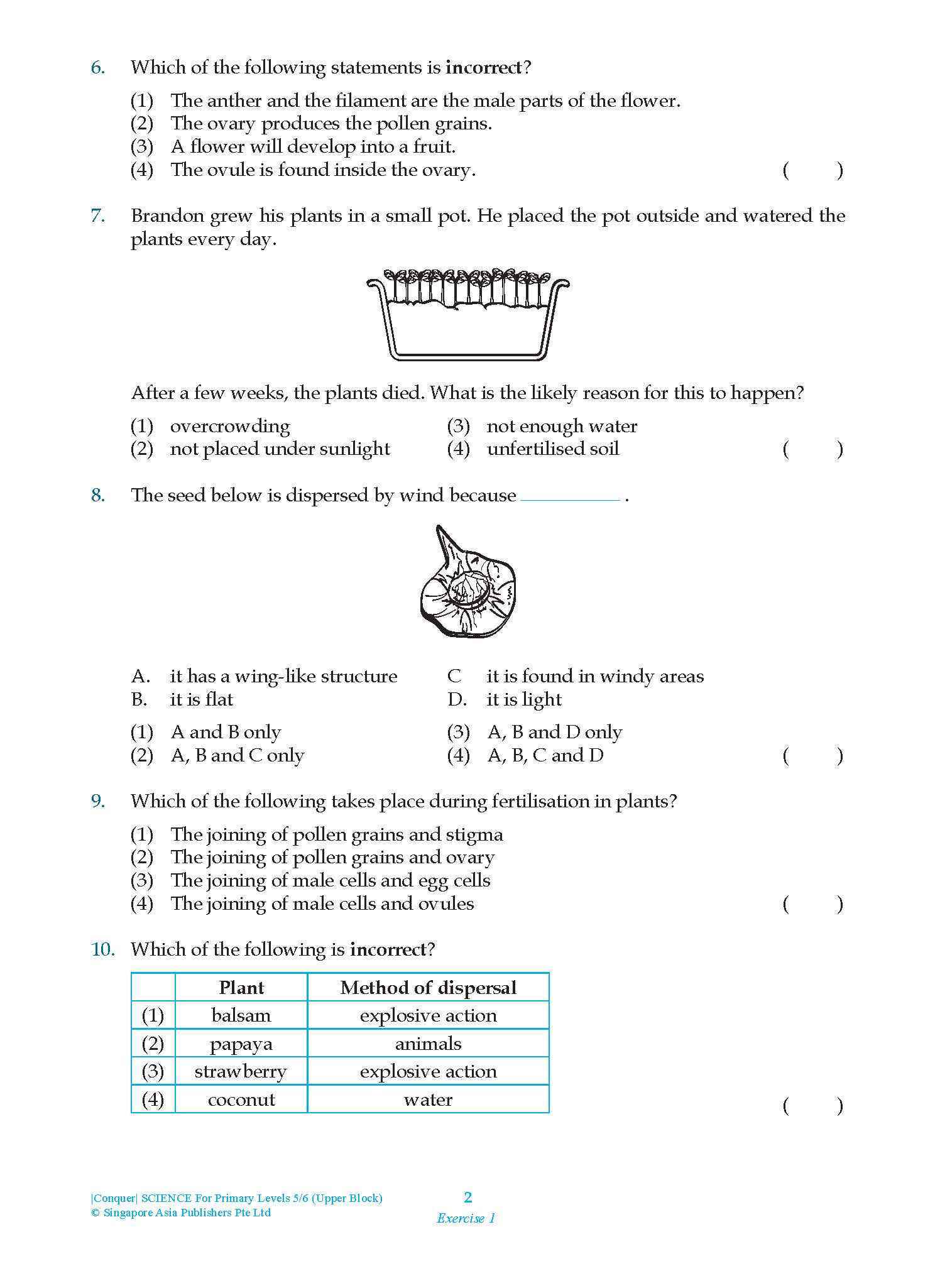 Conquer SCIENCE For Primary Levels 5/6