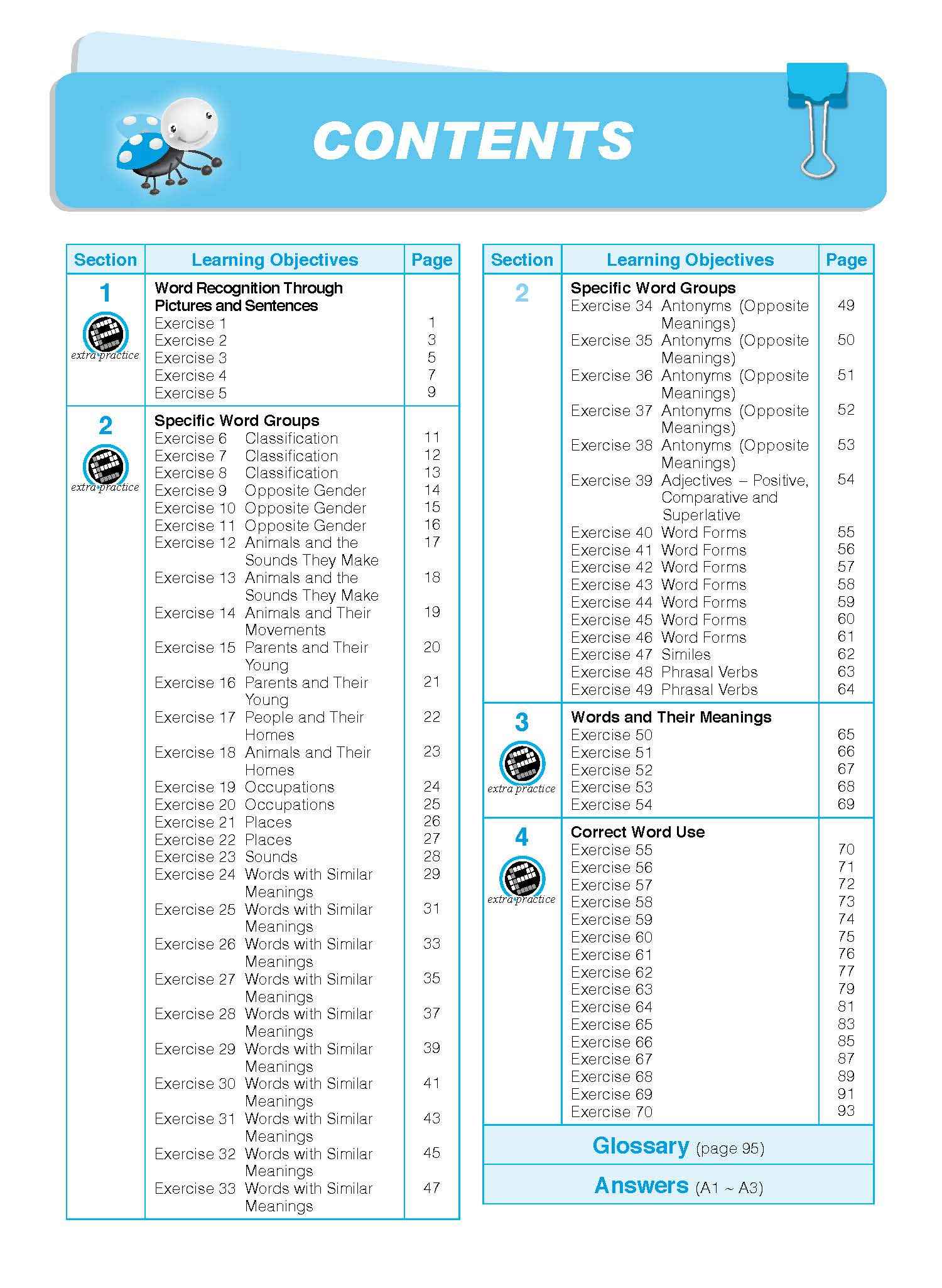LEARNING+ ENGLISH VOCABULARY Workbook 3