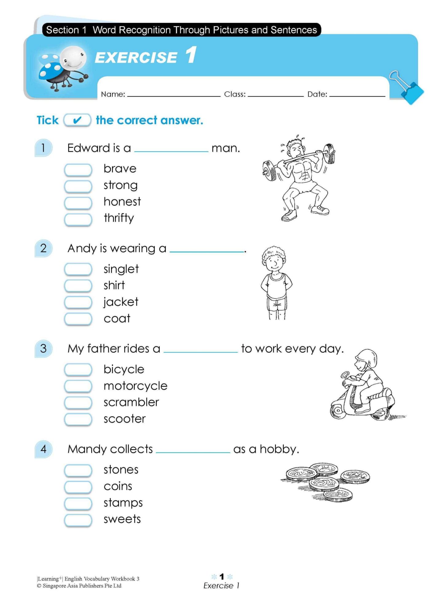 LEARNING+ ENGLISH VOCABULARY Workbook 3