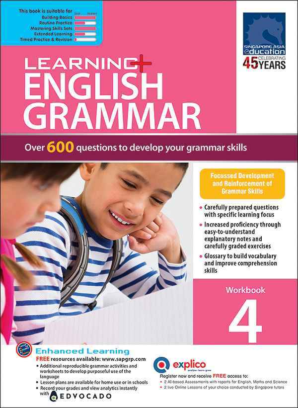 LEARNING+ ENGLISH GRAMMAR Workbook 4