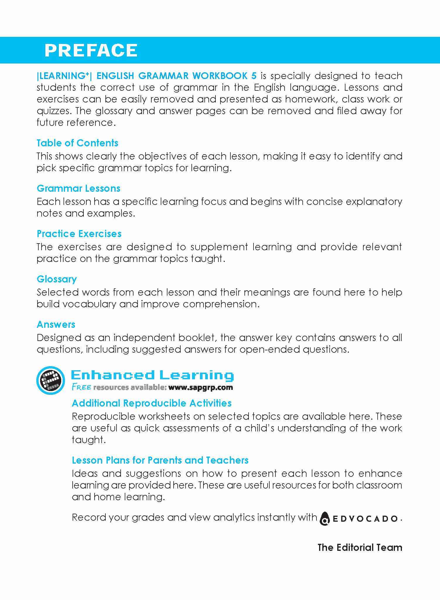 LEARNING+ ENGLISH GRAMMAR Workbook 5