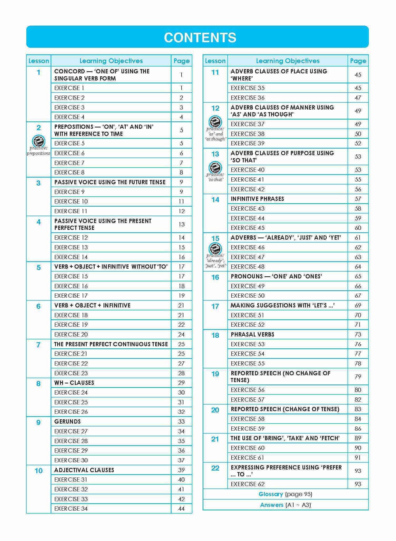 LEARNING+ ENGLISH GRAMMAR Workbook 5