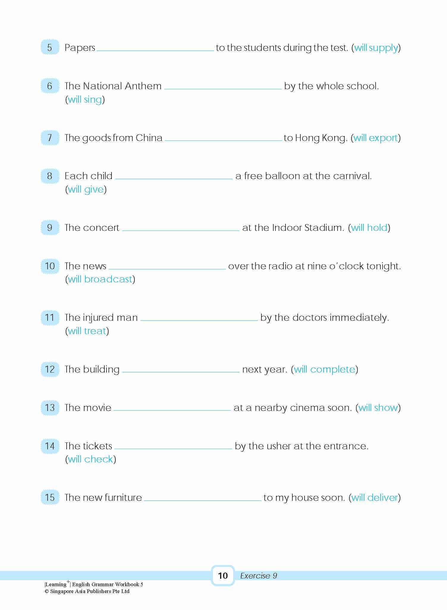 LEARNING+ ENGLISH GRAMMAR Workbook 5