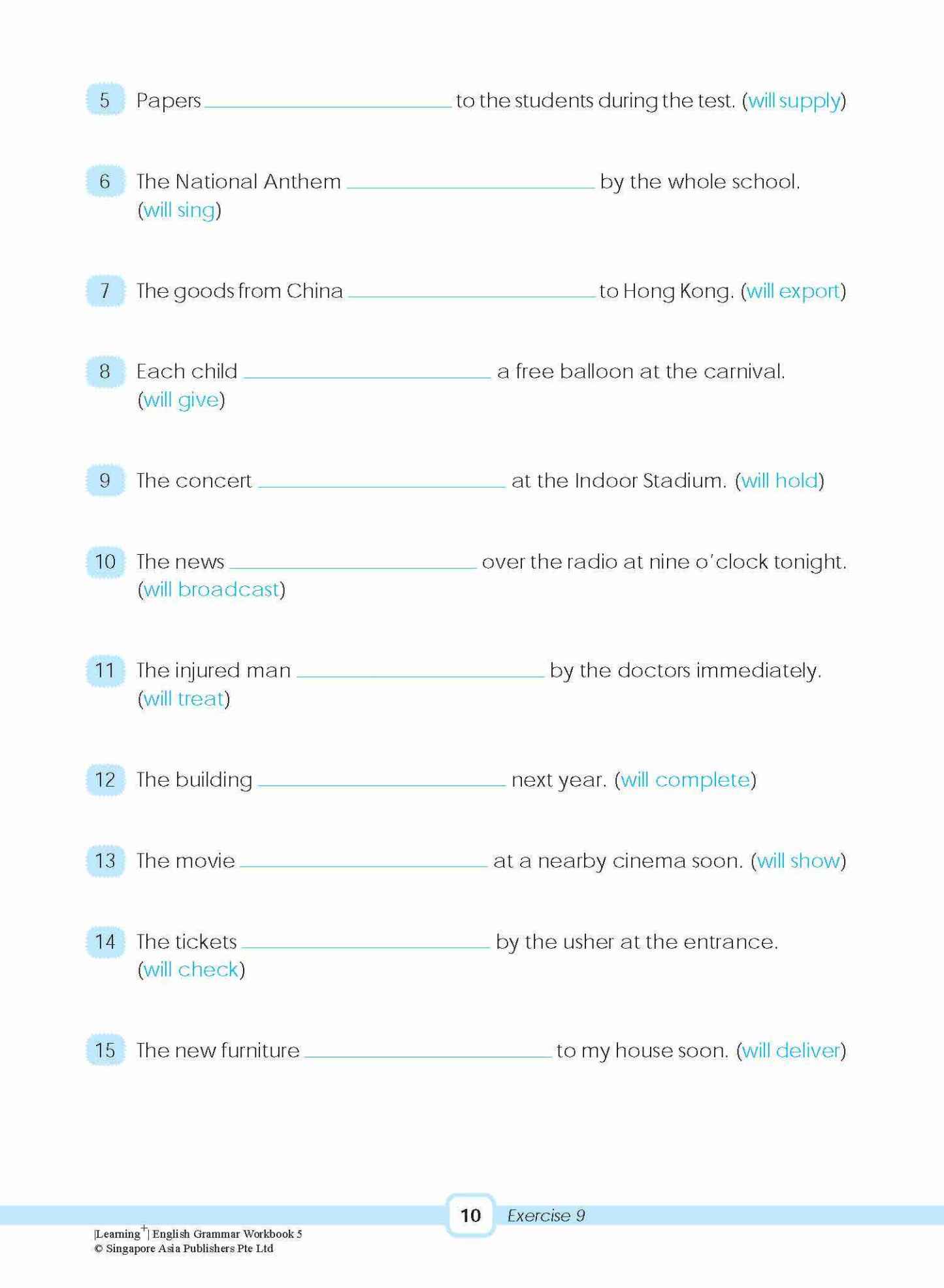 LEARNING+ ENGLISH GRAMMAR Workbook 5