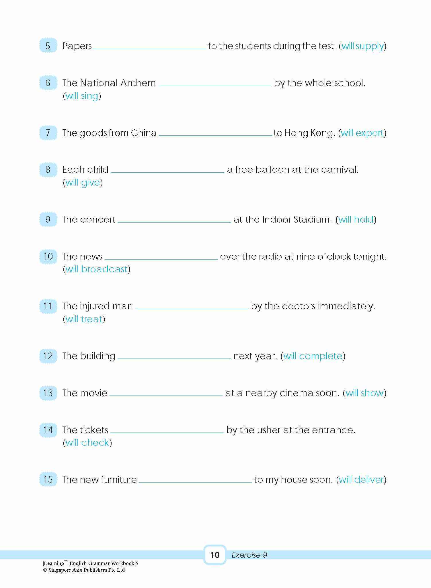 LEARNING+ ENGLISH GRAMMAR Workbook 5
