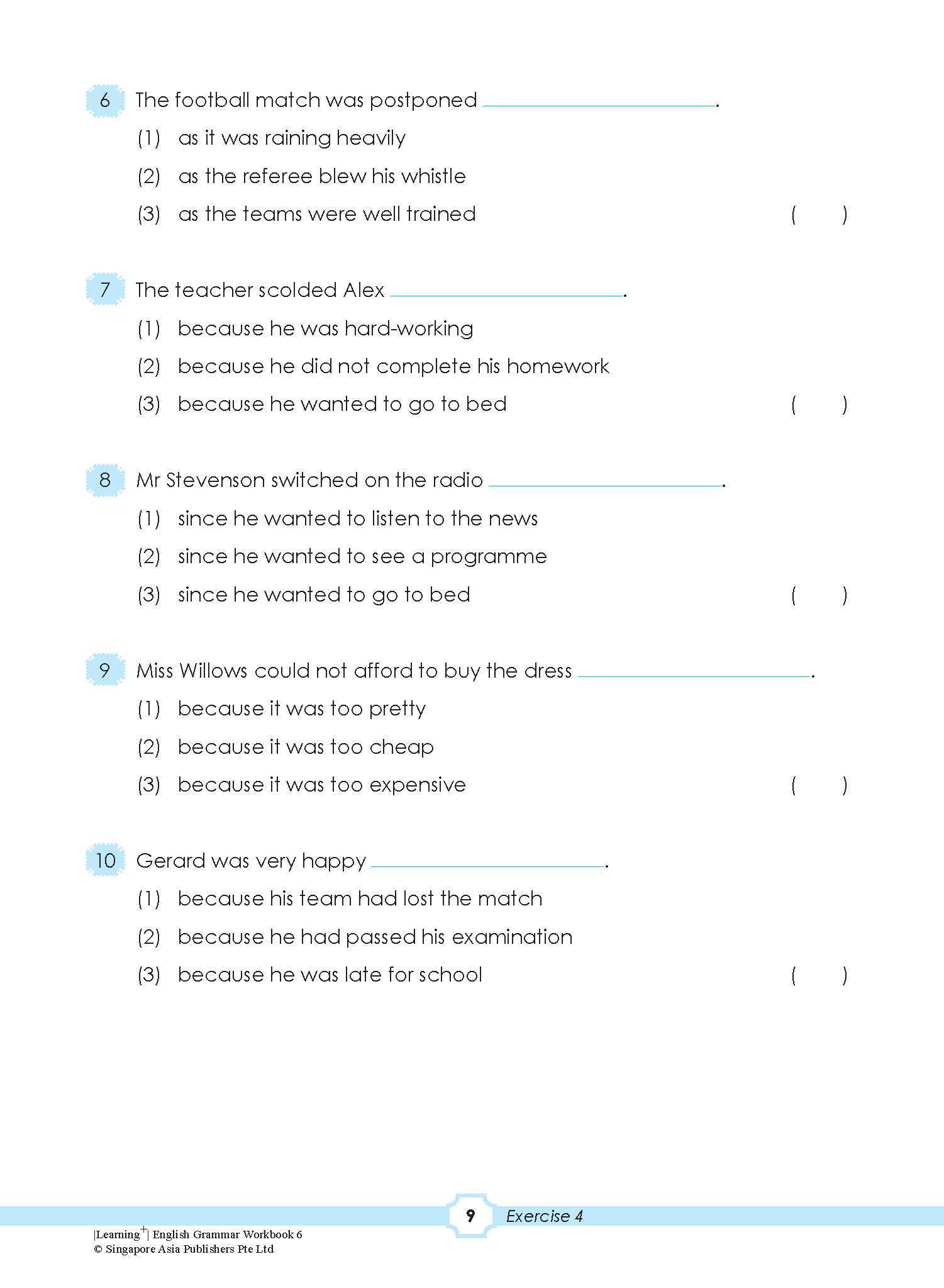 LEARNING+ ENGLISH GRAMMAR Workbook 6
