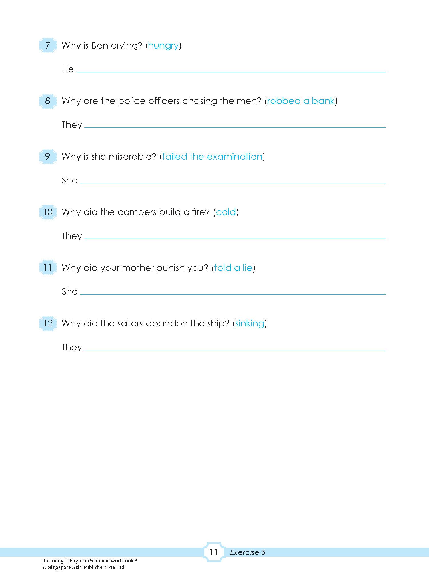 LEARNING+ ENGLISH GRAMMAR Workbook 6