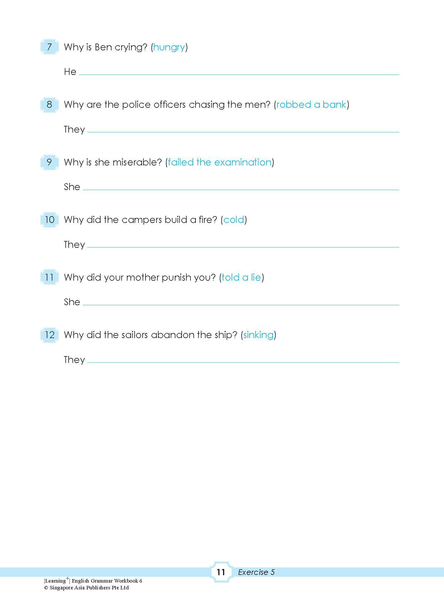 LEARNING+ ENGLISH GRAMMAR Workbook 6