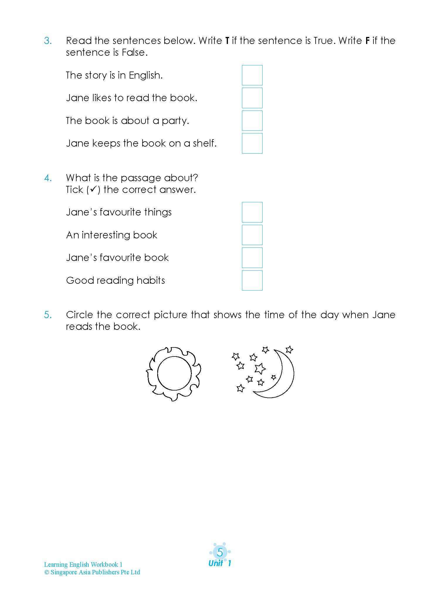 LEARNING ENGLISH Workbook 1