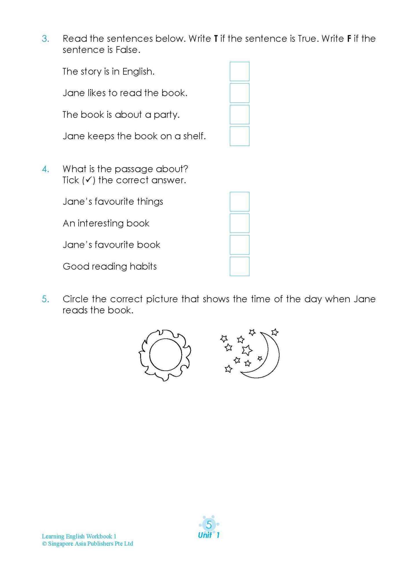 LEARNING ENGLISH Workbook 1