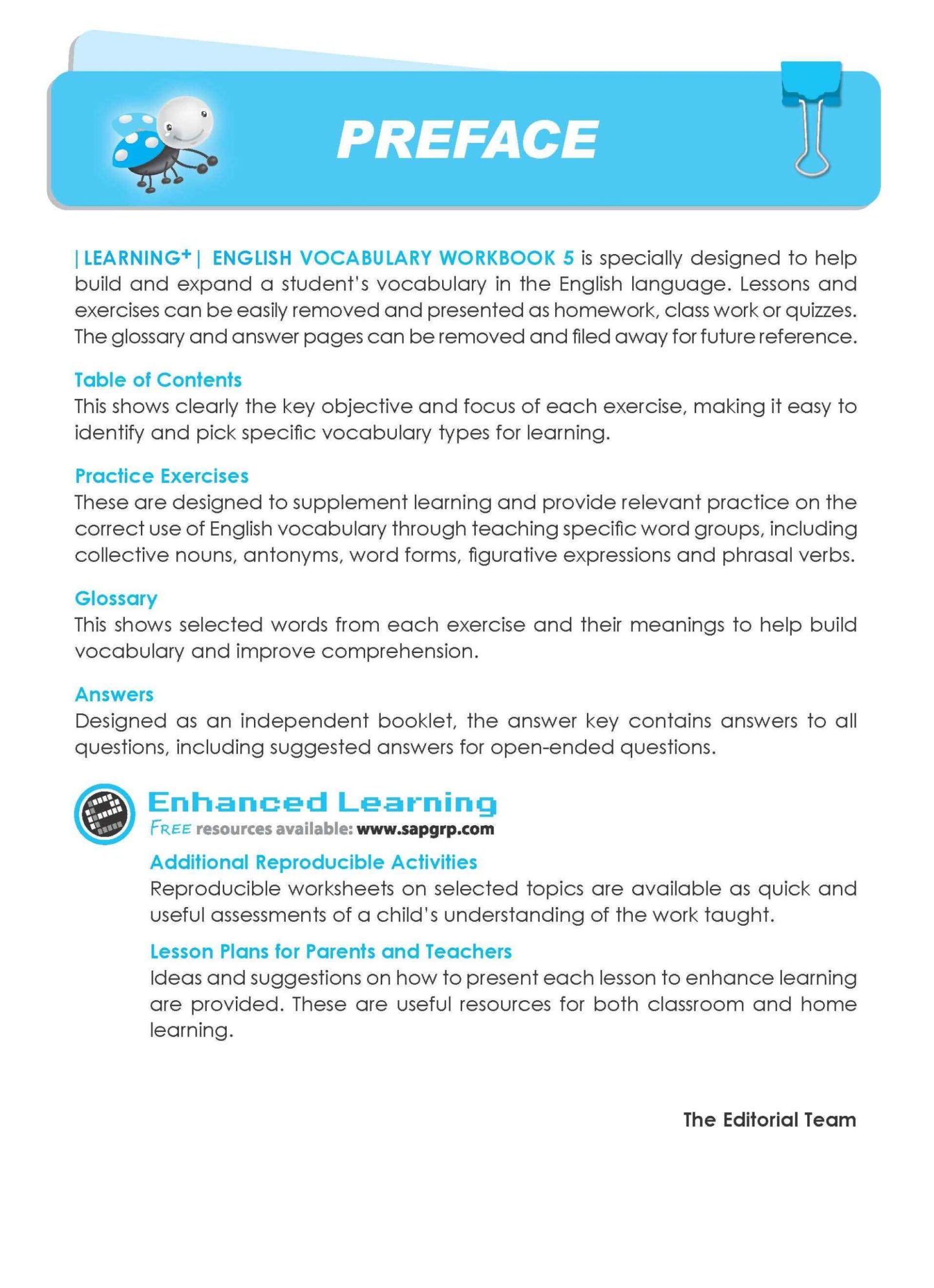 LEARNING+ ENGLISH VOCABULARY Workbook 5