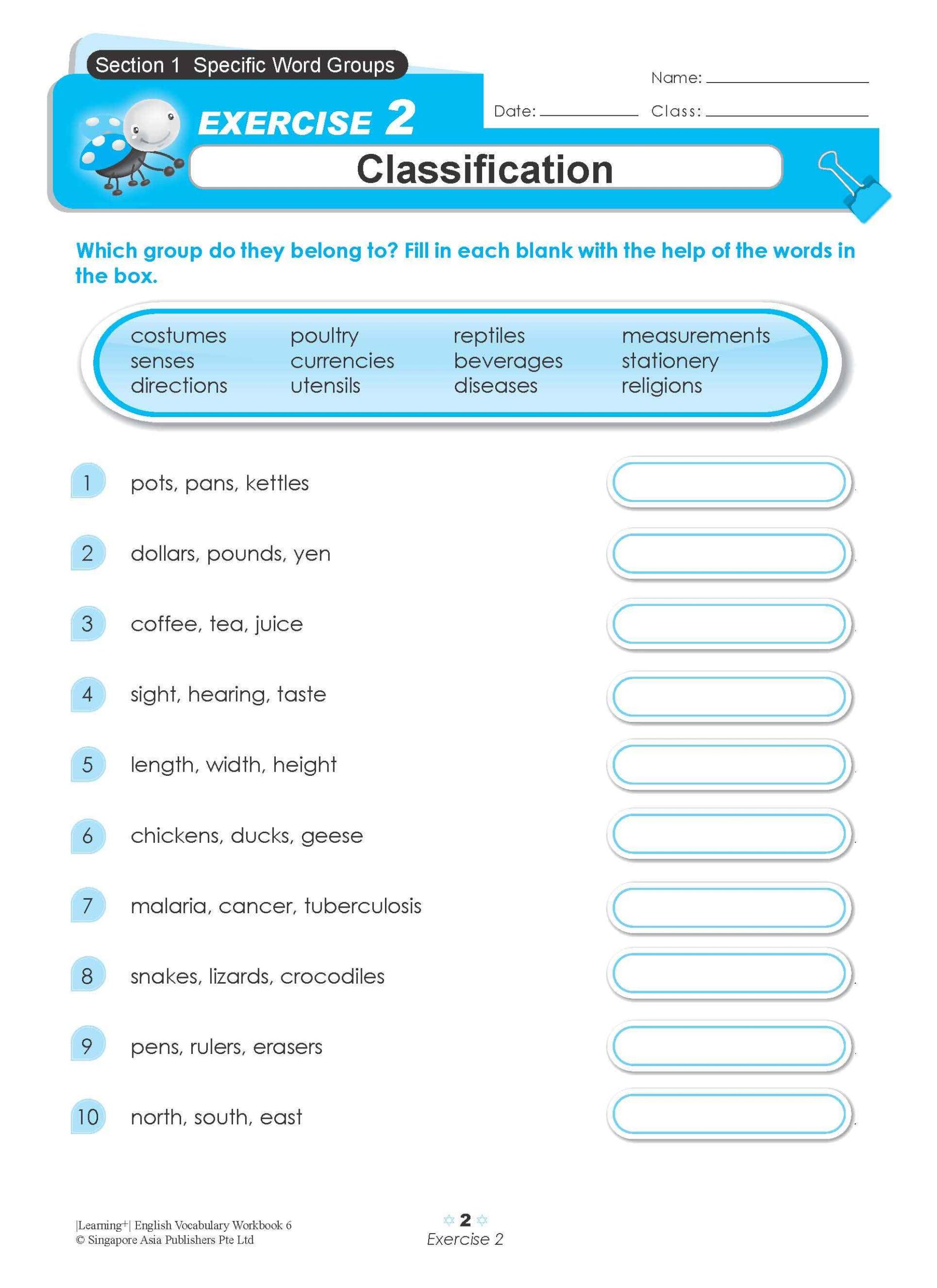 LEARNING+ ENGLISH VOCABULARY Workbook 6