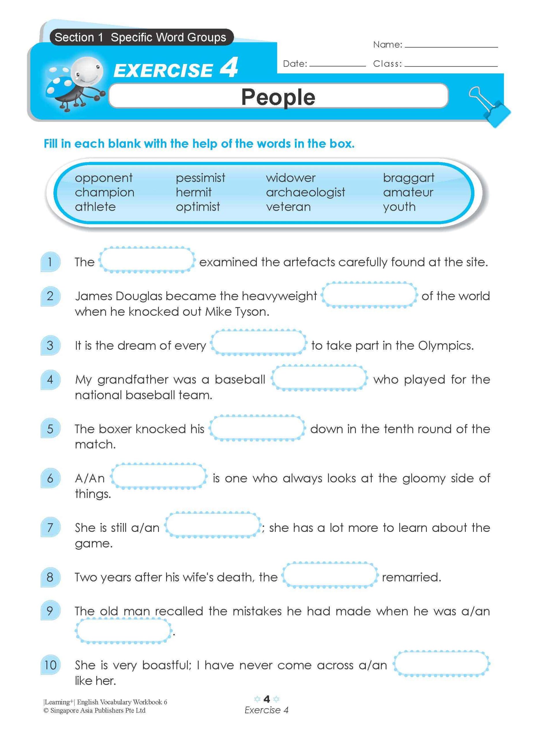 LEARNING+ ENGLISH VOCABULARY Workbook 6