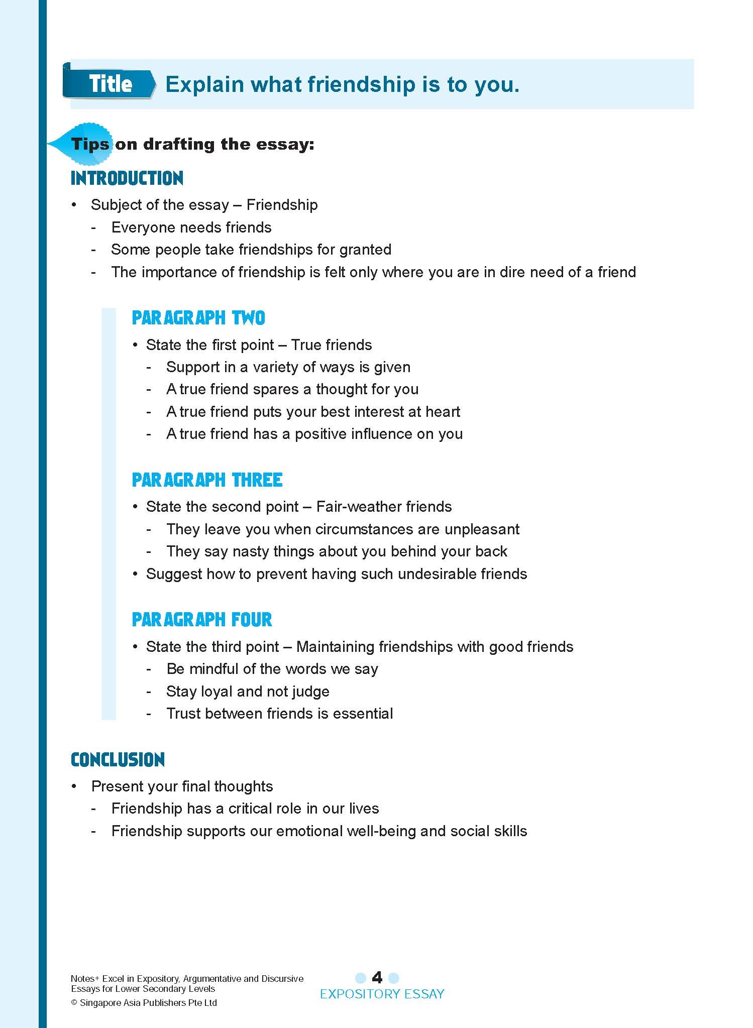 NOTES+ EXCEL IN EXPOSITORY, ARGUMENTATIVE AND DISCURSIVE ESSAYS For Lower Secondary Levels