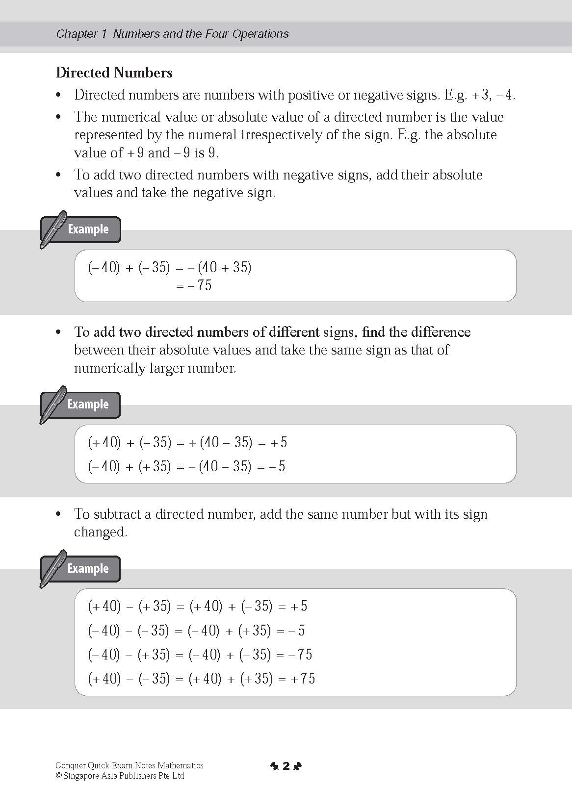 Conquer QUICK EXAM NOTES MATHEMATICS