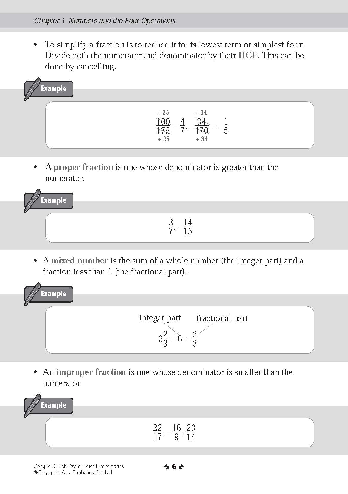 Conquer QUICK EXAM NOTES MATHEMATICS