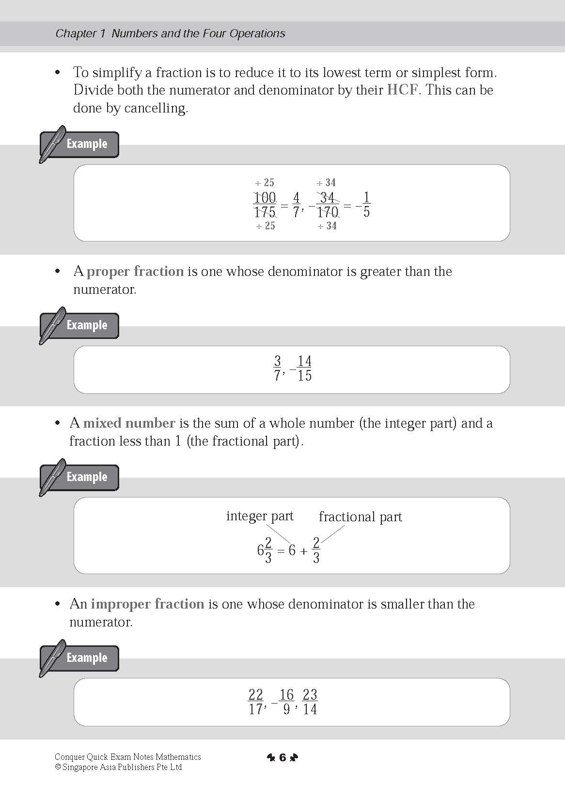 Conquer QUICK EXAM NOTES MATHEMATICS