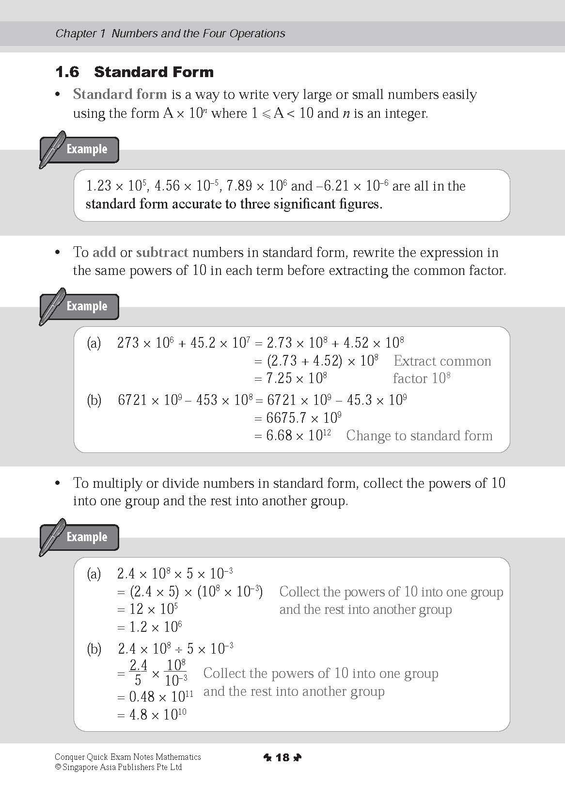 Conquer QUICK EXAM NOTES MATHEMATICS