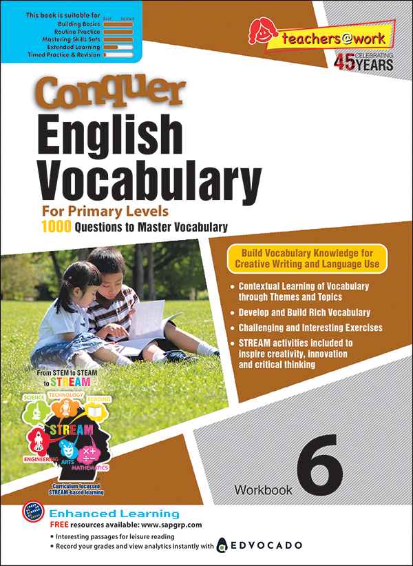 Conquer English Vocabulary For Primary Levels Workbook 6