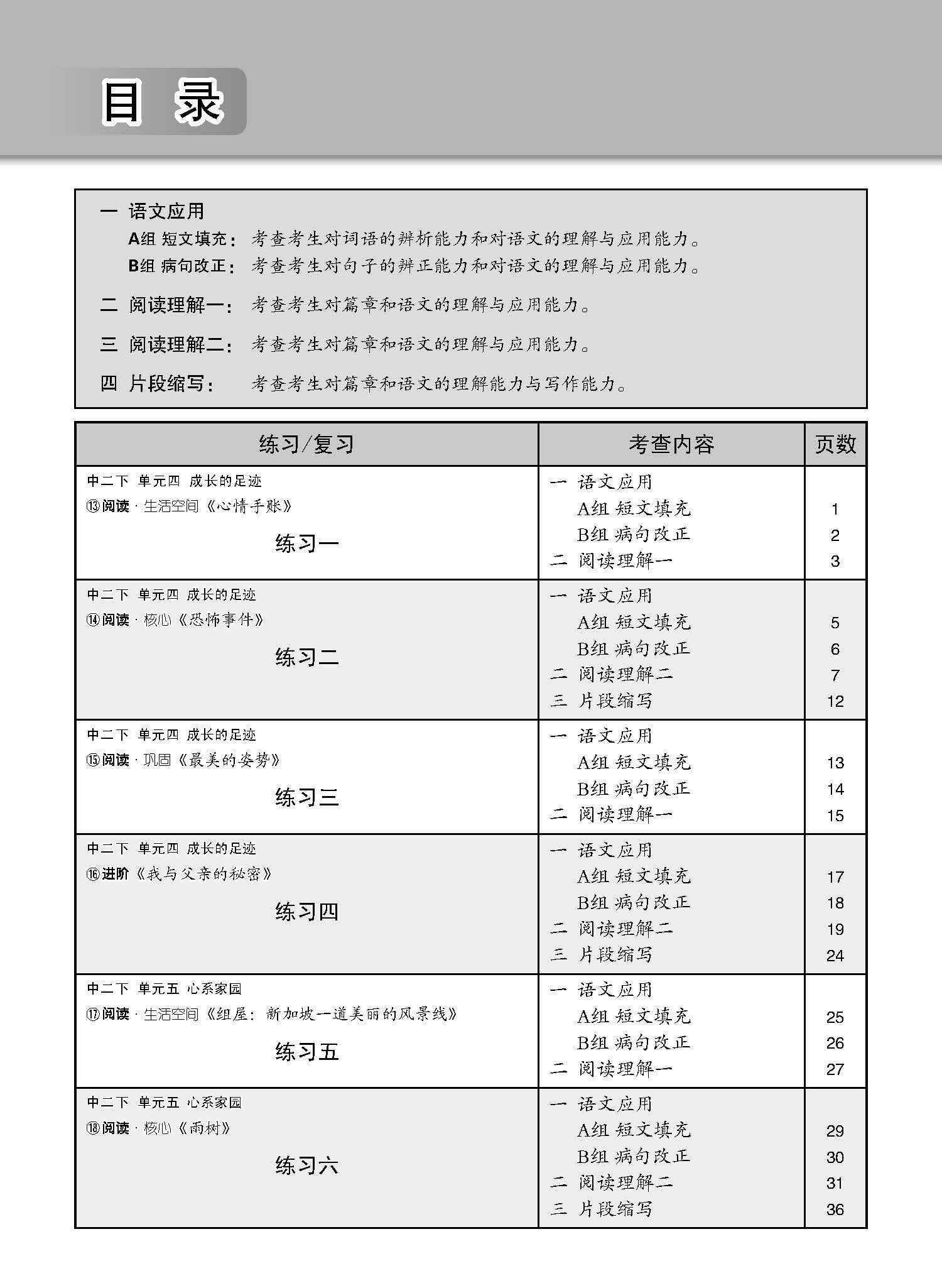 新编中二下学期适用高级华文课文练习 / Topical Lesson Exercises For Secondary 2(B) [Higher Chinese]