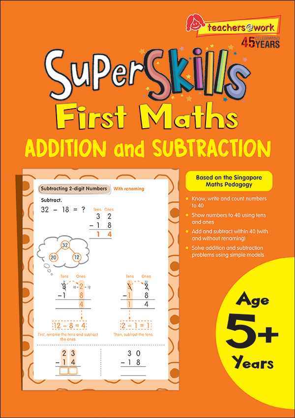 Super Skills First Maths ADDITION and SUBTRACTION (Age 5+ Years)