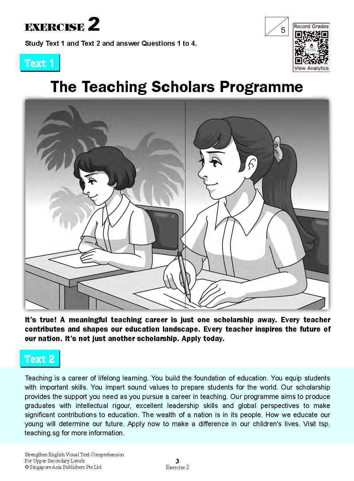 Strengthen English Visual Text COMPREHENSION FOR UPPER SECONDARY LEVELS