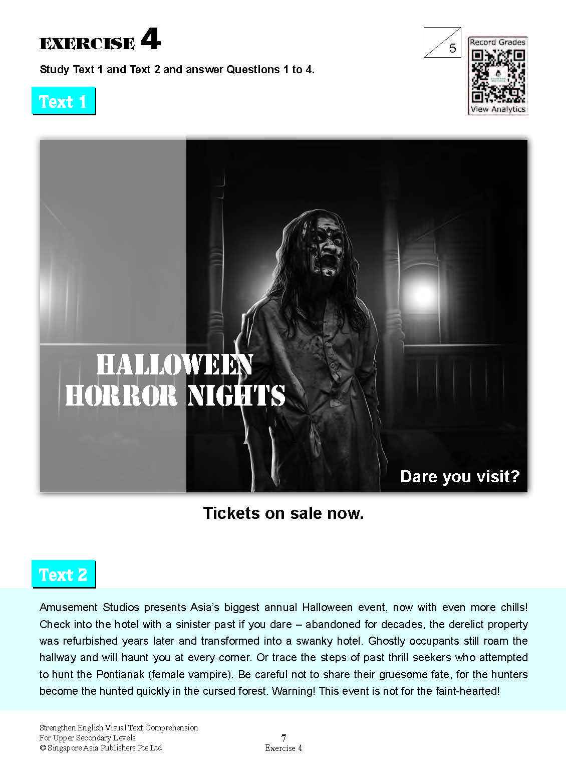 Strengthen English Visual Text COMPREHENSION FOR UPPER SECONDARY LEVELS