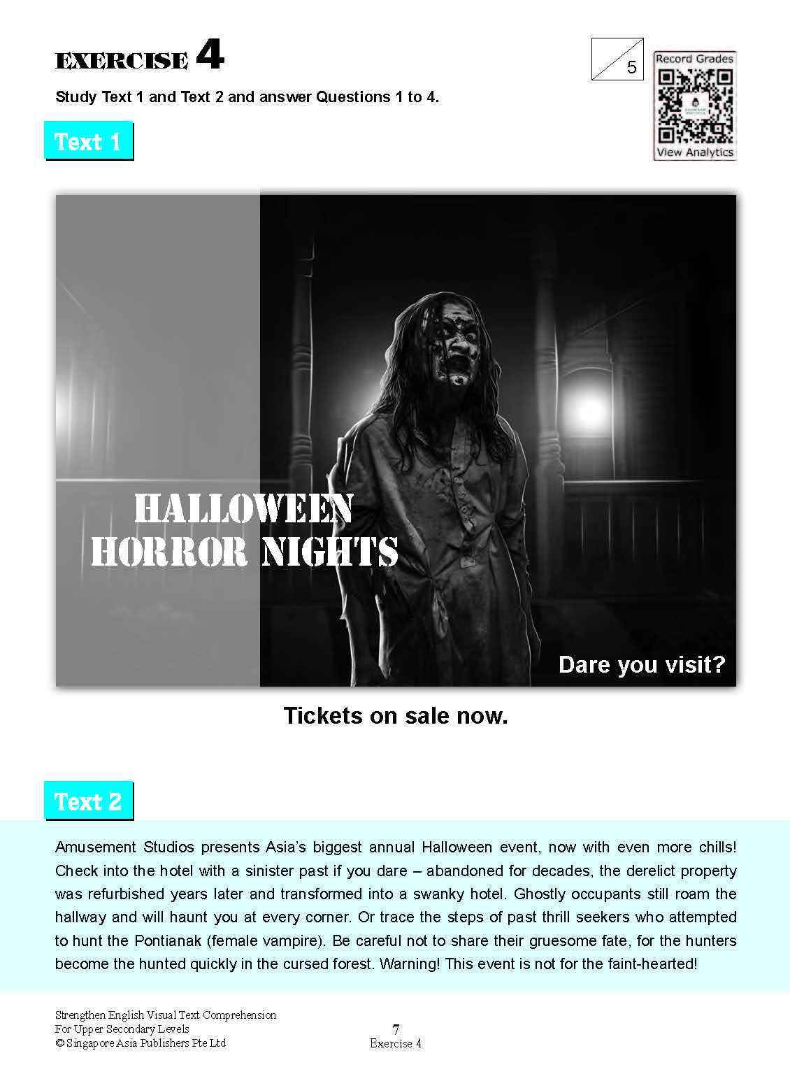 Strengthen English Visual Text COMPREHENSION FOR UPPER SECONDARY LEVELS