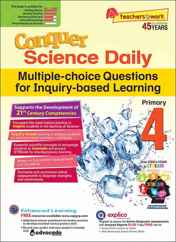 Conquer Science Daily Multiple-choice Questions for Inquiry-based Learning Primary 4