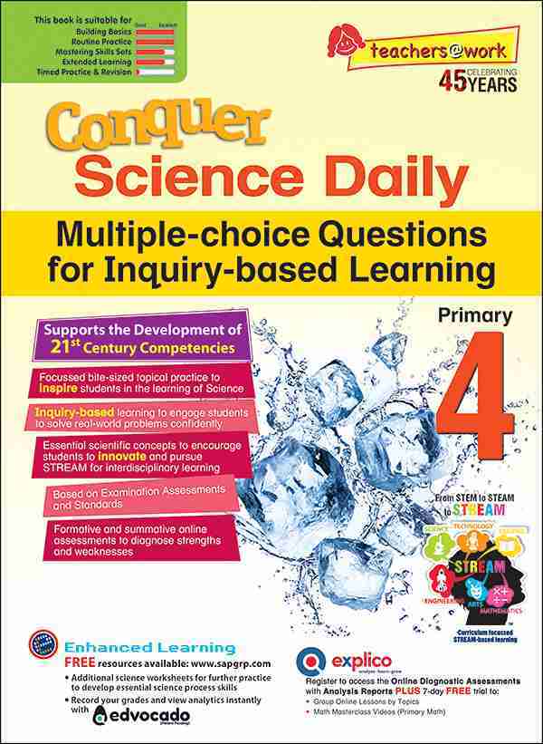 Conquer Science Daily Multiple-choice Questions for Inquiry-based Learning Primary 4