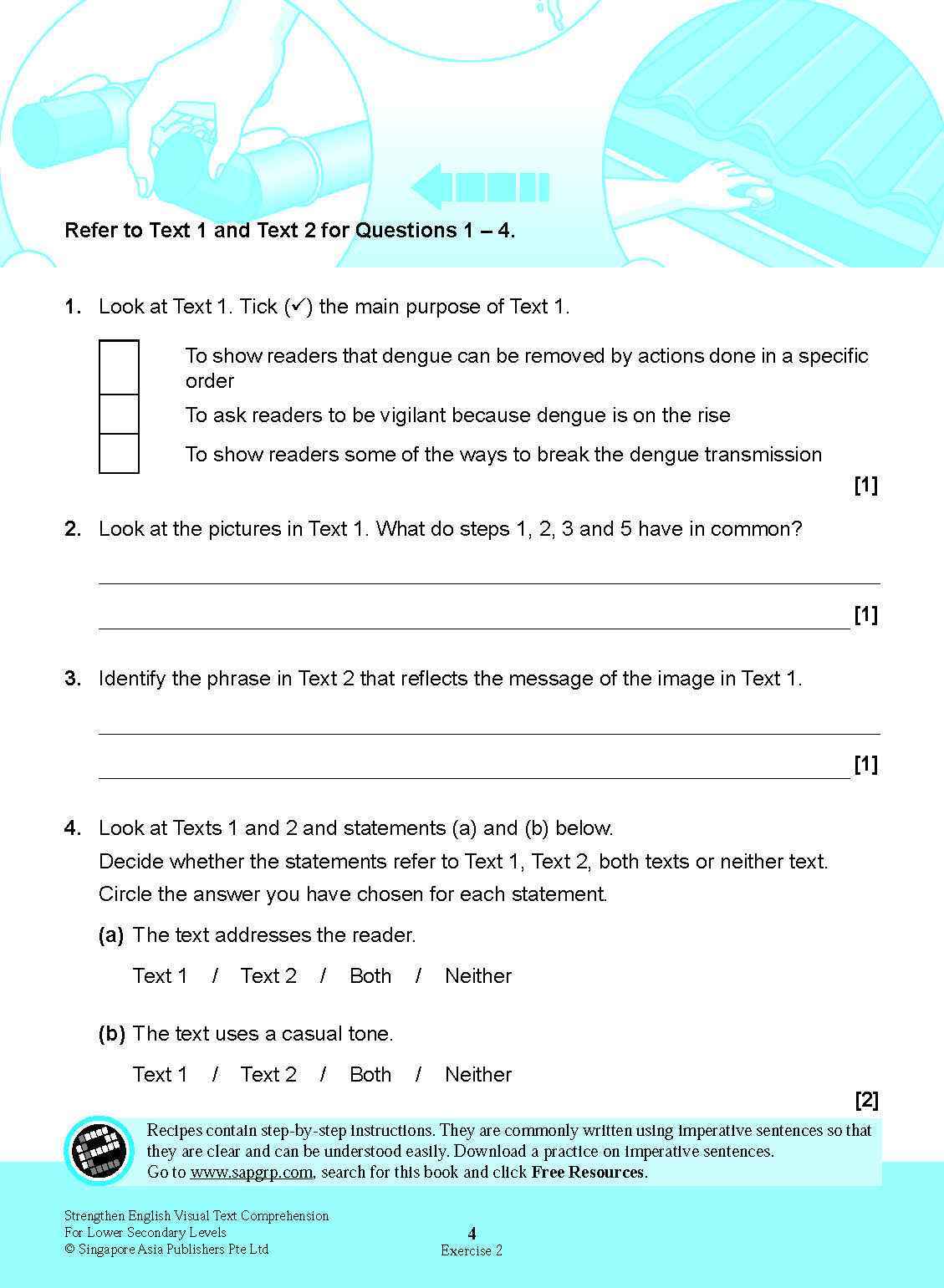 Strengthen English Visual Text COMPREHENSION FOR LOWER SECONDARY LEVELS
