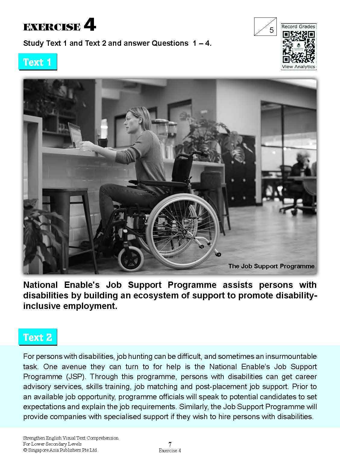 Strengthen English Visual Text COMPREHENSION FOR LOWER SECONDARY LEVELS