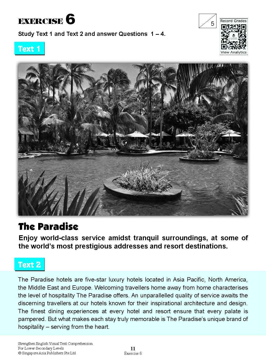 Strengthen English Visual Text COMPREHENSION FOR LOWER SECONDARY LEVELS