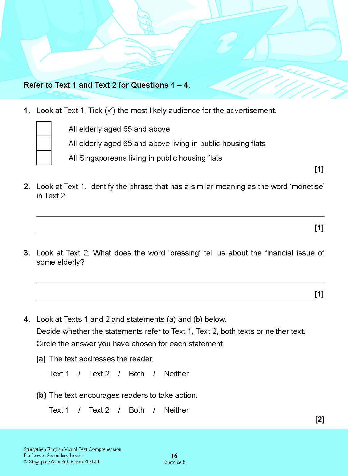 Strengthen English Visual Text COMPREHENSION FOR LOWER SECONDARY LEVELS