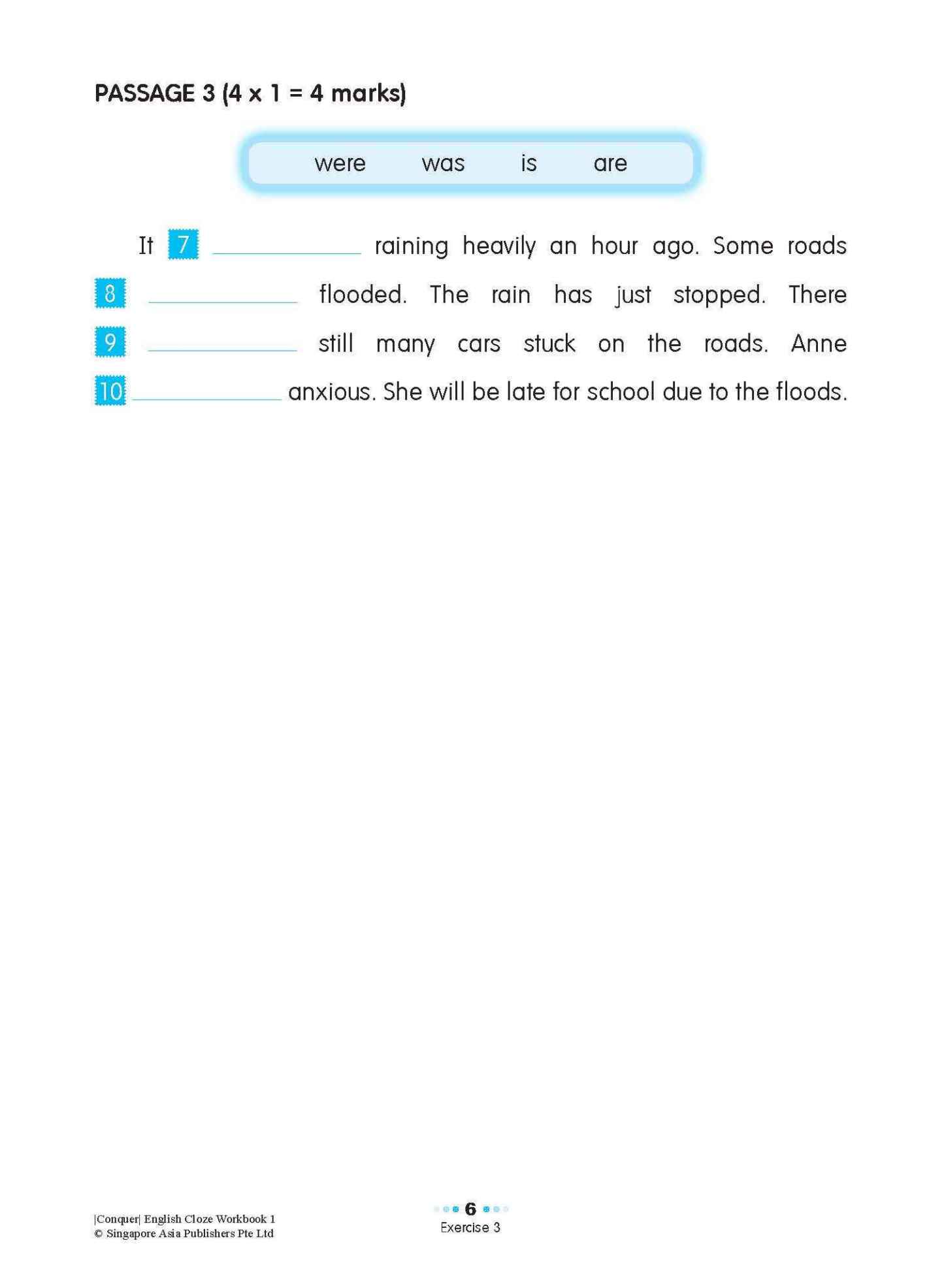 Conquer ENGLISH CLOZE Workbook 1