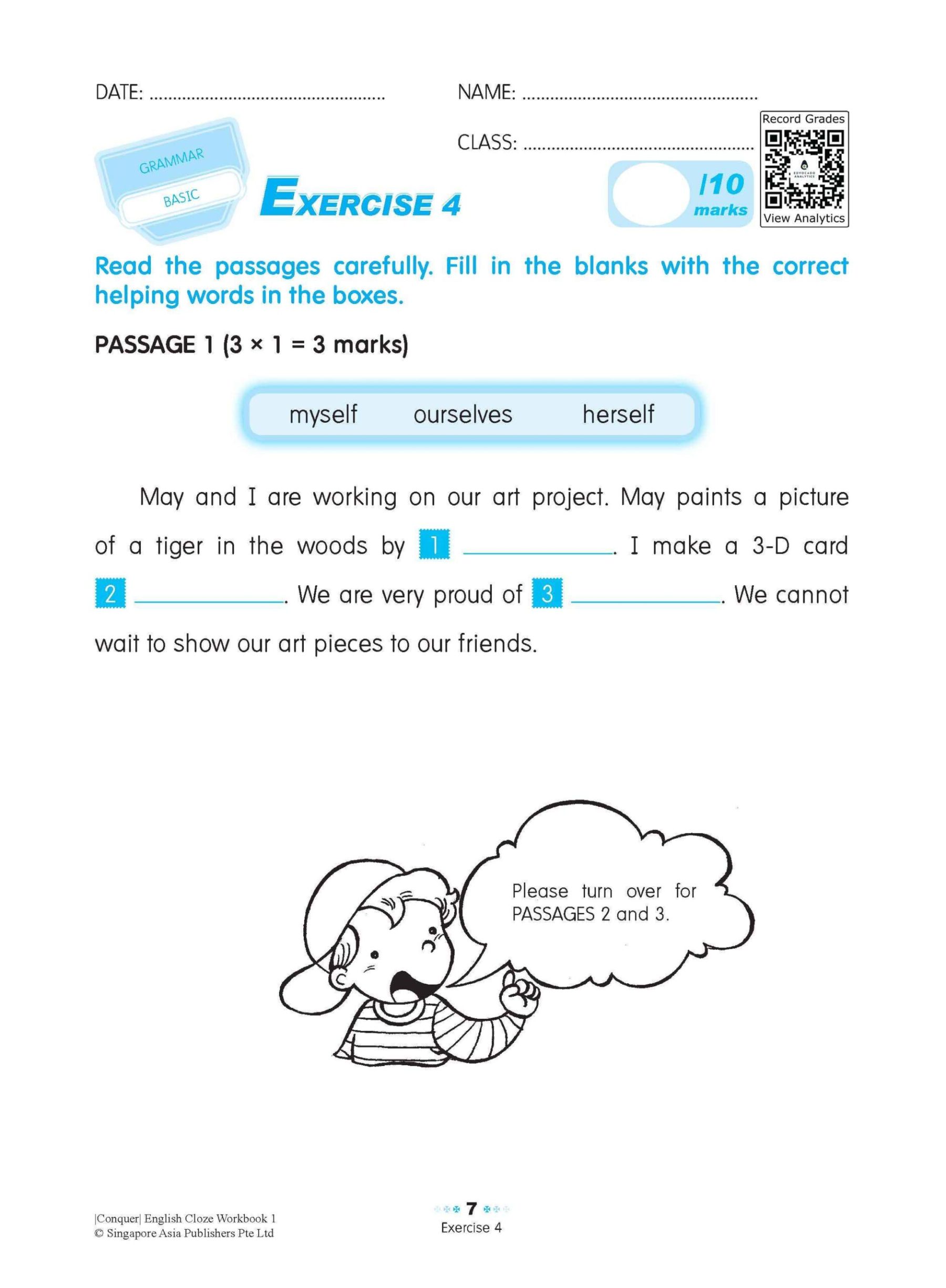 Conquer ENGLISH CLOZE Workbook 1