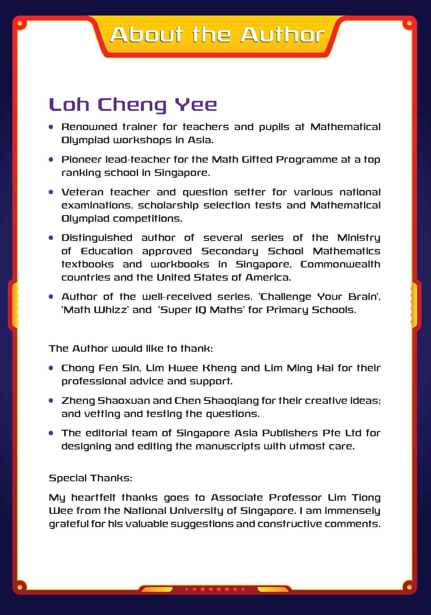 Super IQ Maths Olympiad GEOMETRY Level 6 Advanced (11-12 years)