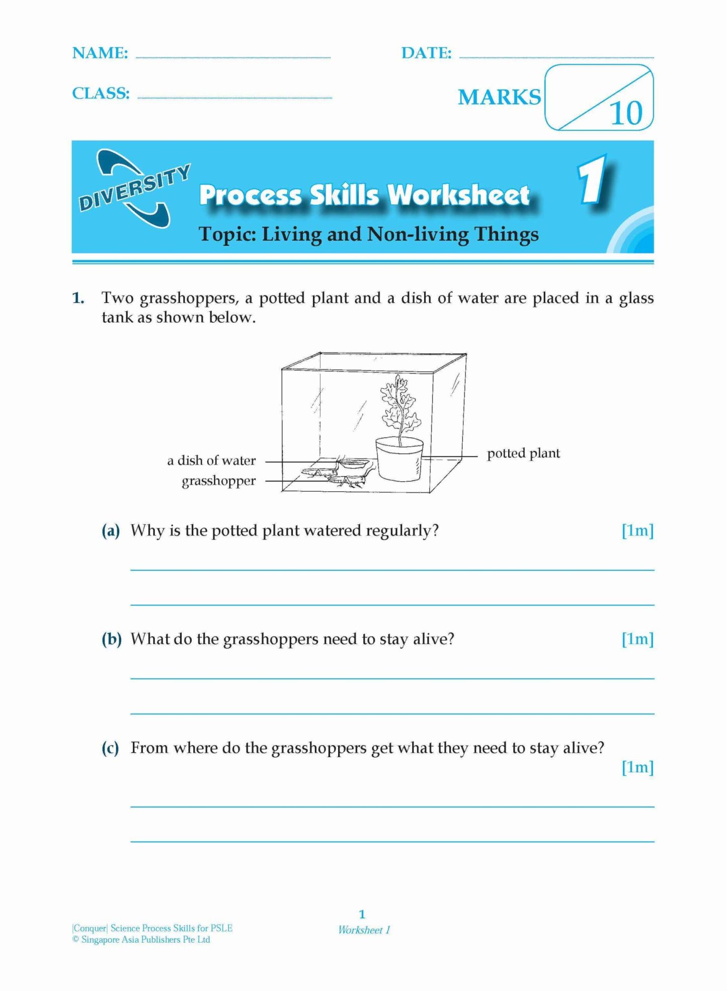 Conquer Science Process Skills for PSLE